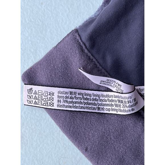 Victoria's Secrect Body by Victoria Lined Demi Double Gray Bra Size 34D - Picture 4 of 11